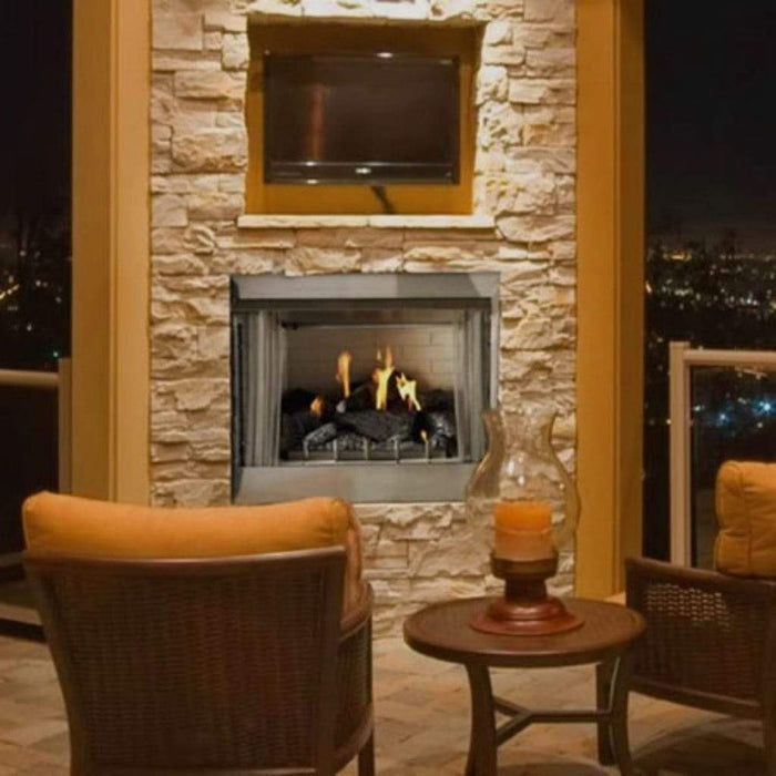 Empire Carol Rose Coastal 42" Stainless Steel Millivolt Control, Natural Gas Traditional Premium Outdoor Fireplace Empire Comfort Systems