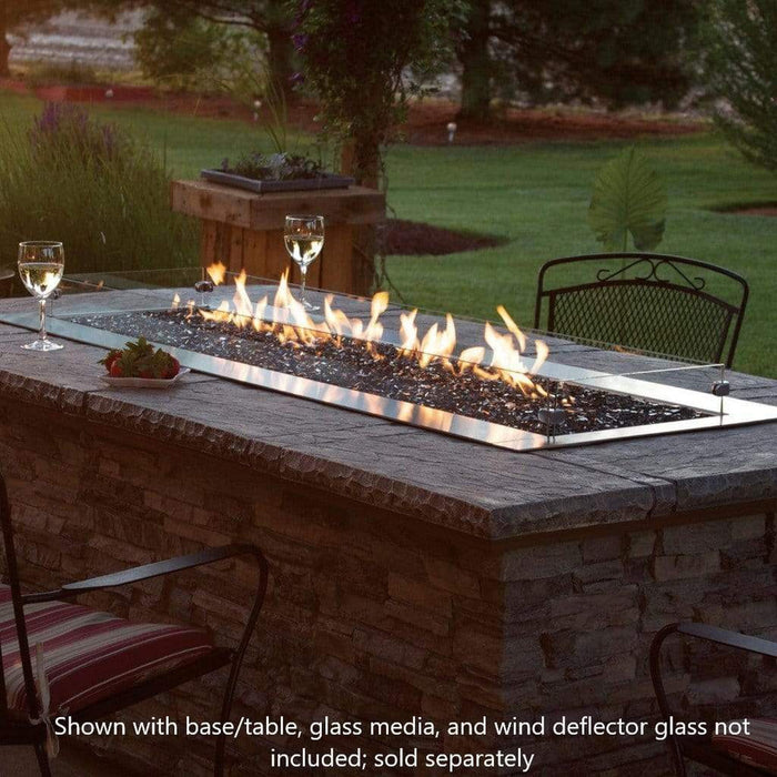 Empire Carol Rose Coastal 48" Stainless Steel Manual Control, Propane Gas Outdoor Linear Fire Pit Empire Comfort Systems