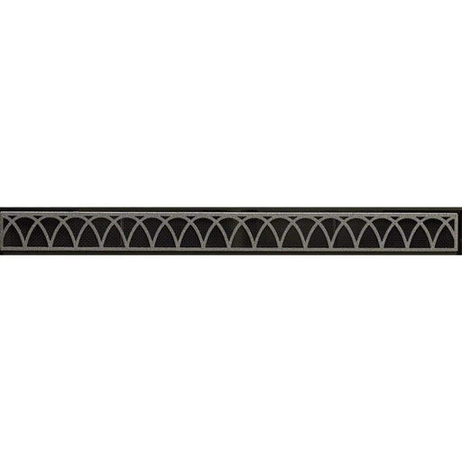 Empire Hammered Pewter Arch Louvers for 32" Fireplace and Firebox