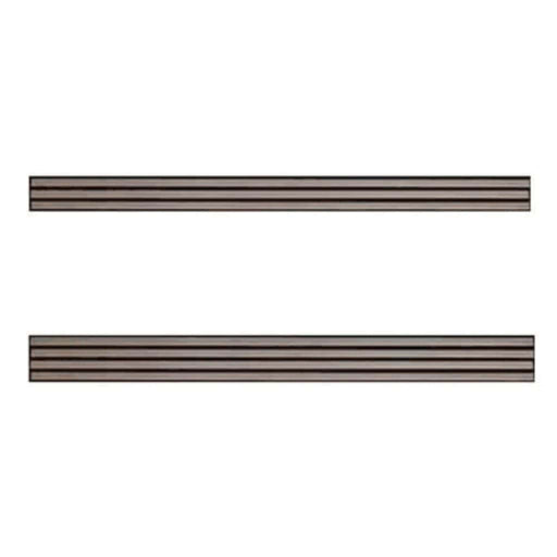 Empire Hammered Pewter Slat Louvers for 24" Vail Vent Free Premium Fireplace
