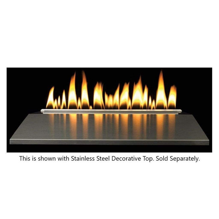 Empire Loft Series 24" Intermittent Pilot With Thermostat Variable Remote Control, Propane Gas Vent Free Contemporary Burner VFIL24P - side view