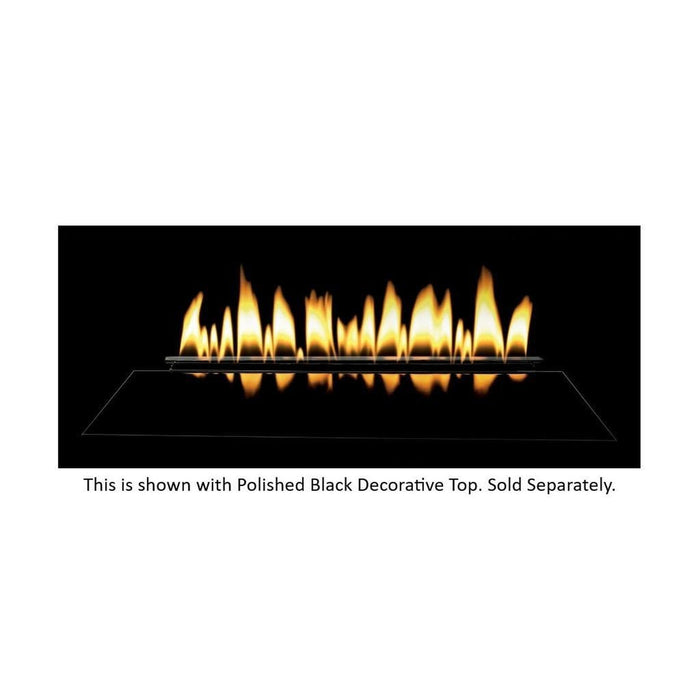 Empire Loft Series 24" Millivolt Control With On/Off Switch, Propane Gas Vent Free Multi Sided Burner VFRU24P - angle view