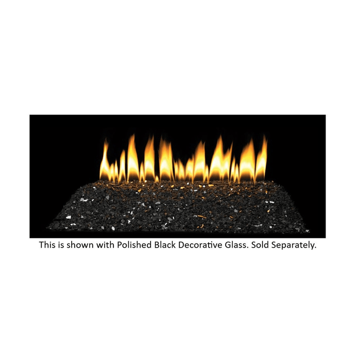 Empire Loft Series 24" Millivolt Control With On/Off Switch, Propane Gas Vent Free Multi Sided Burner VFRU24P - specifications diagram