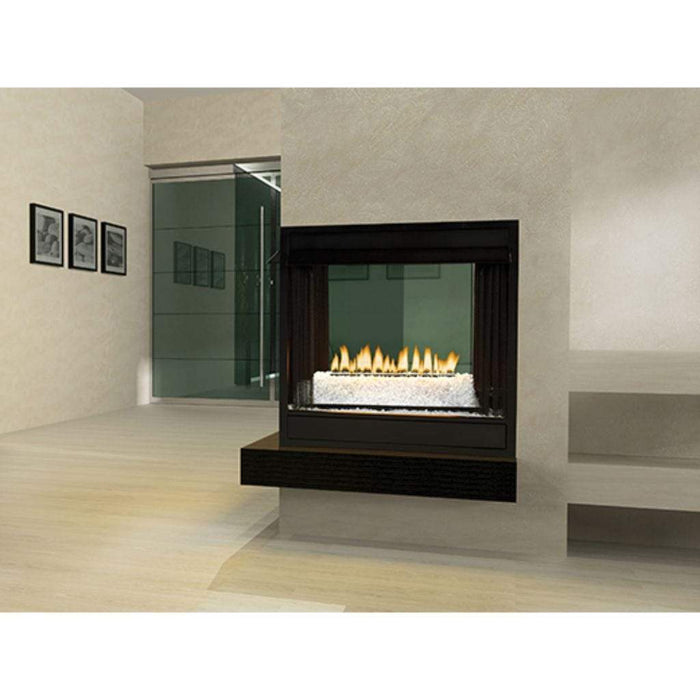 Empire Loft Series 24" Millivolt Control With On/Off Switch, Propane Gas Vent Free Multi Sided Burner VFRU24P - lifestyle in-use