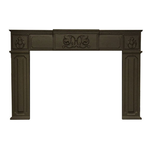 Empire Matte Black Cast Iron Surround for Innsbrook Medium Fireplace Insert