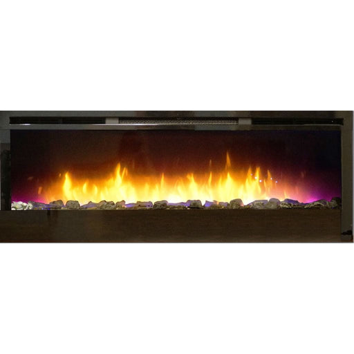 Empire Nexfire 50" Contemporary Linear Electric Fireplace With Thermostat Variable Remote Control