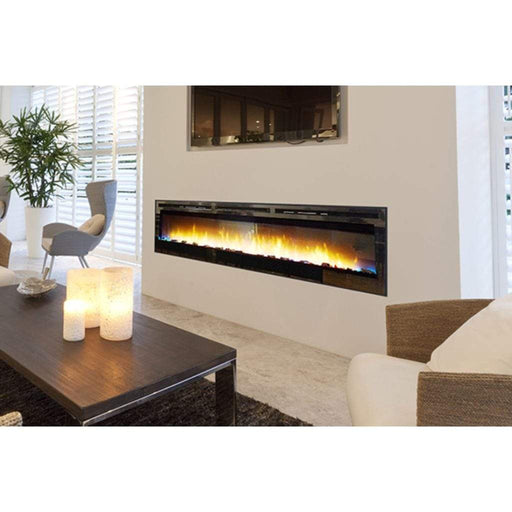 Empire Nexfire 74" Contemporary Linear Electric Fireplace With Thermostat Variable Remote Control EBL74 Empire Comfort Systems