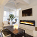Empire Nexfire 74" Contemporary Linear Electric Fireplace With Thermostat Variable Remote Control EBL74 Empire Comfort Systems