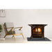 Empire Spirit 22" 20,000 BTU Porcelain Mahogany Finish Intermittent Pilot Control With On/Off Switch, Propane Gas Vent Free Cast Iron Small Stove (VFD20CC70MP) Empire Comfort Systems