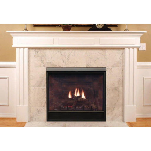 Empire Tahoe Clean Face 42" Millivolt Control With On/Off Switch, Natural Gas Direct Vent Deluxe Fireplace