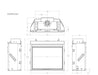 Empire Tahoe Clean Face 42" Millivolt Control With On/Off Switch and Blower, Natural Gas Direct Vent Deluxe Fireplace Empire Comfort Systems