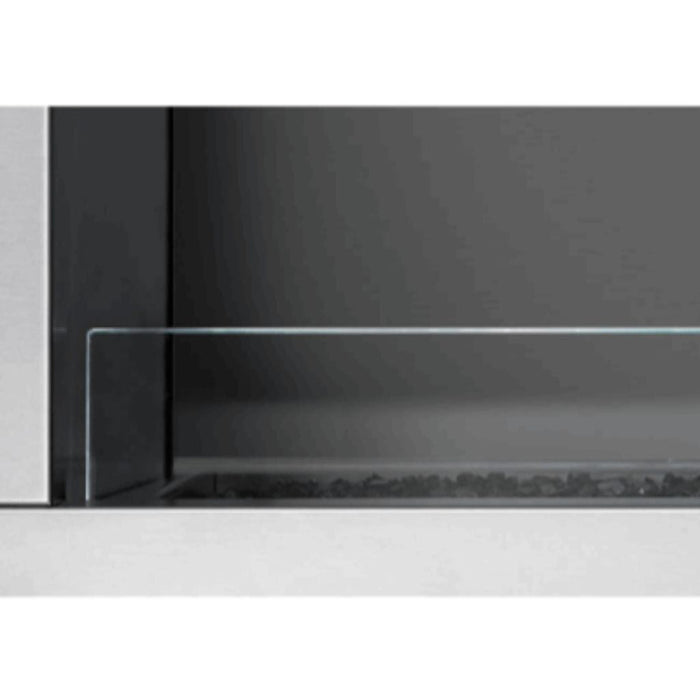 Empire Taller Weather Deflector Glass Panel for 48" Carol Rose Coastal Outdoor Linear Fireplace