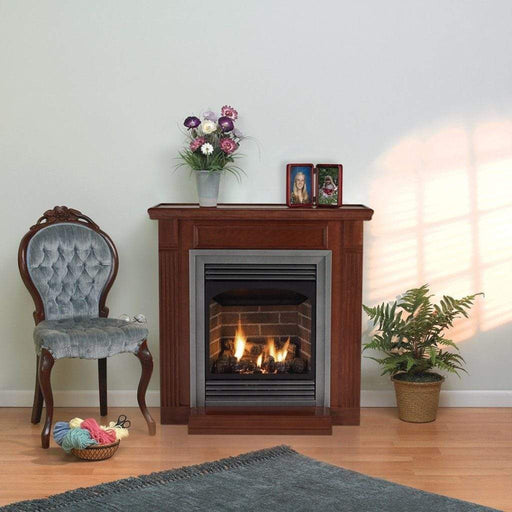 Empire Vail 24" Millivolt Control With On/Off Switch and Slope Glaze Burner, Propane Gas Vent Free Premium Fireplace