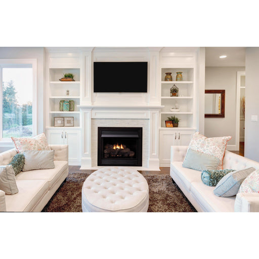 Empire Vail 26" 10,000 BTU Millivolt Control With On/Off Switch and Contour Burner, Natural Gas Vent Free Deluxe Fireplace Empire Comfort Systems