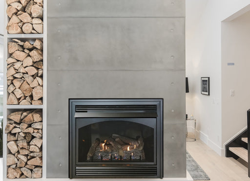 Empire Vail 32" Millivolt Control With On/Off Switch and Blower, Natural Gas Vent Free Premium Fireplace (VFPA32BP31LN) Empire Comfort Systems