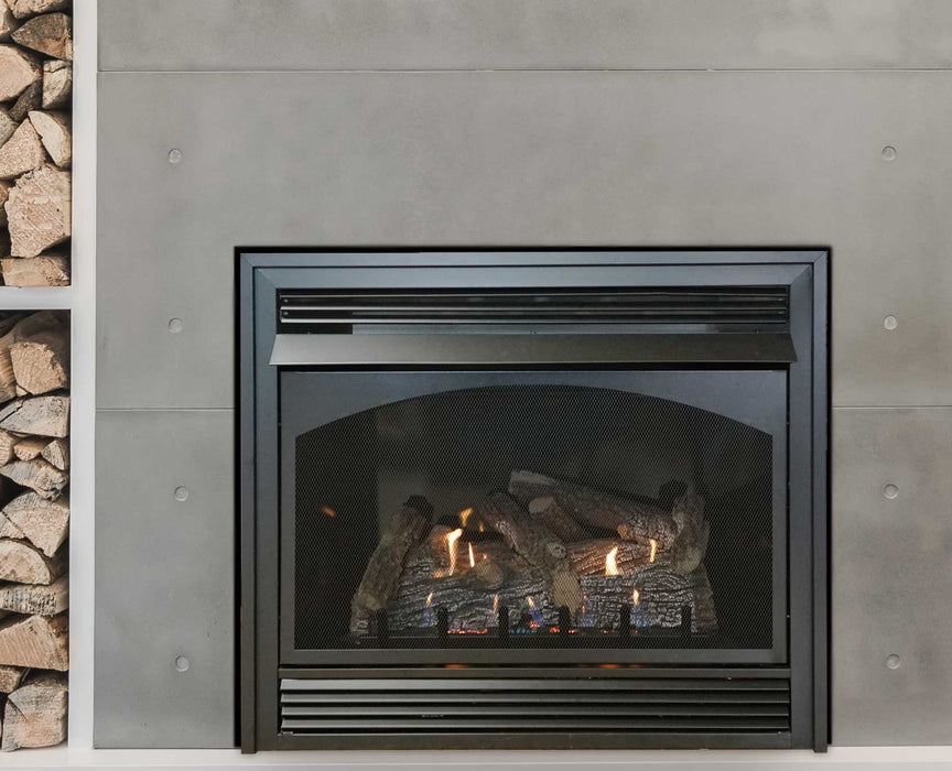 Empire Vail 32" Millivolt Control With On/Off Switch and Blower, Natural Gas Vent Free Premium Fireplace