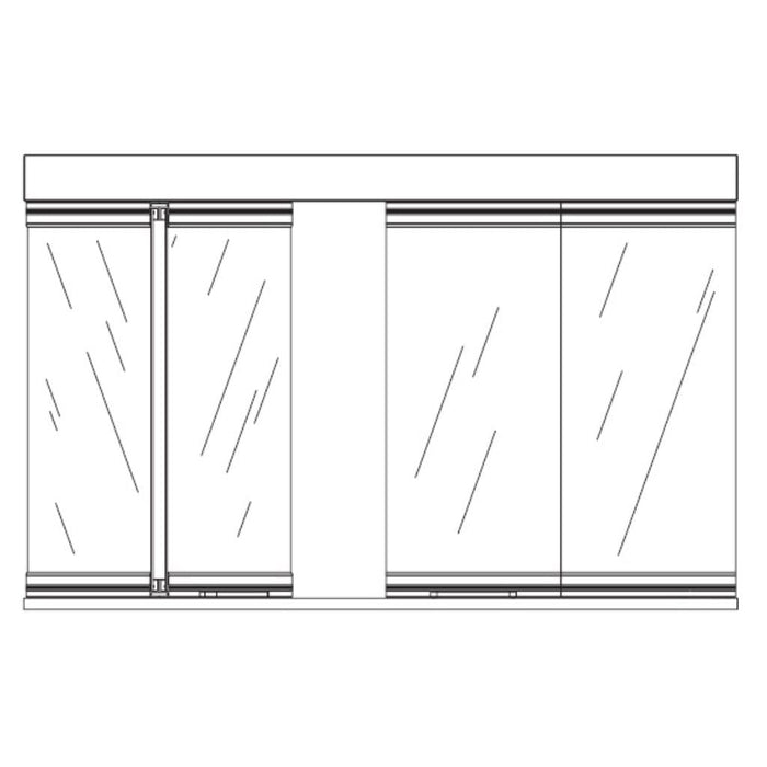 Empire WSL Bi-Fold Glass Doors for 42" Keystone B-Vent Premium Fireplace