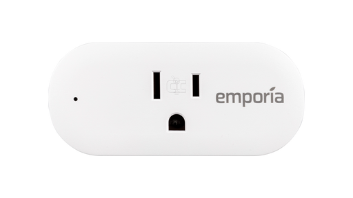 Emporia Smart Plug for Real Time Monitoring Electricity Use, Wall Plug Style, Measures Appliance Power Consumption - Urban Supply Inc