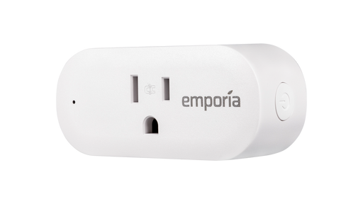 Emporia Smart Plug for Real Time Monitoring Electricity Use, Wall Plug Style, Measures Appliance Power Consumption - Urban Supply Inc