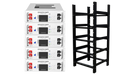 Eneramp Endurance 5 25.6kWh Lithium UL 1973 Battery Bundle with Battery Rack, 5x Endurance 5 48V 5.12kWh Batteries with 5-Slot Battery Rack - Urban Supply Inc