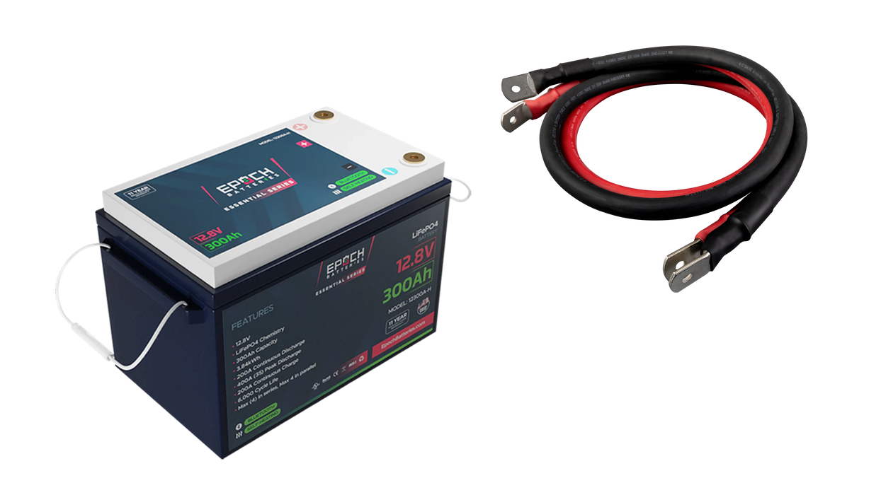 Epoch 12V 300Ah Battery Bundle - Urban Supply Inc