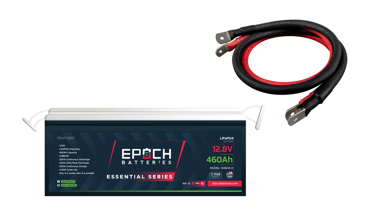 Epoch 12V 460Ah Essential Battery Bundle - Urban Supply Inc