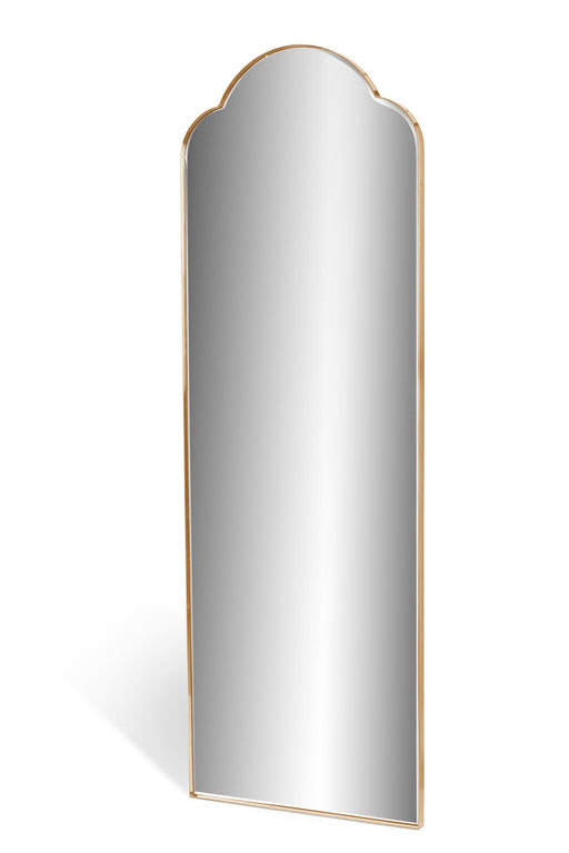 Park Hill Collection Island Manor Floor Mirror – Mirrored Brass