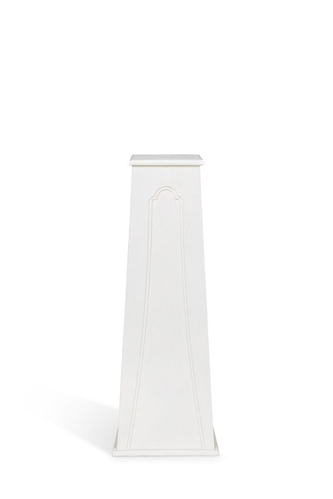 Park Hill Collection Island Manor Pedestal – Whitewash (view 2)