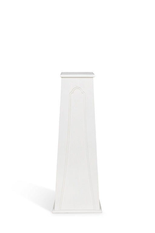Park Hill Collection Island Manor Pedestal – Whitewash (view 2)
