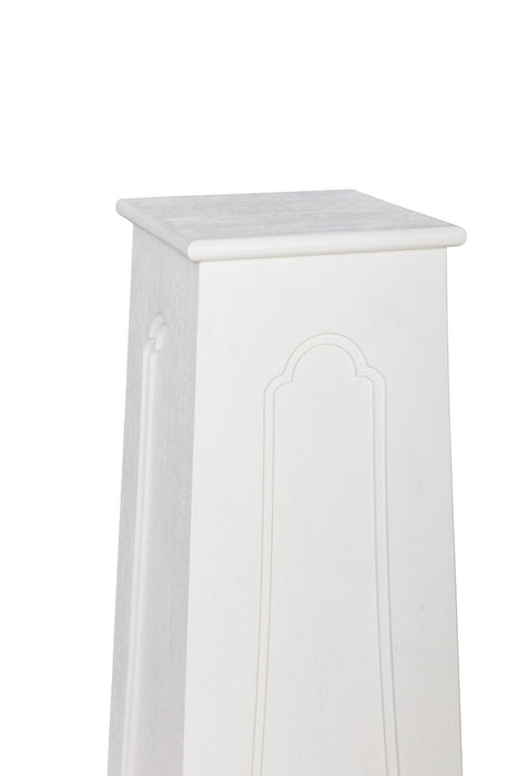 Park Hill Collection Island Manor Pedestal – Whitewash (view 3)