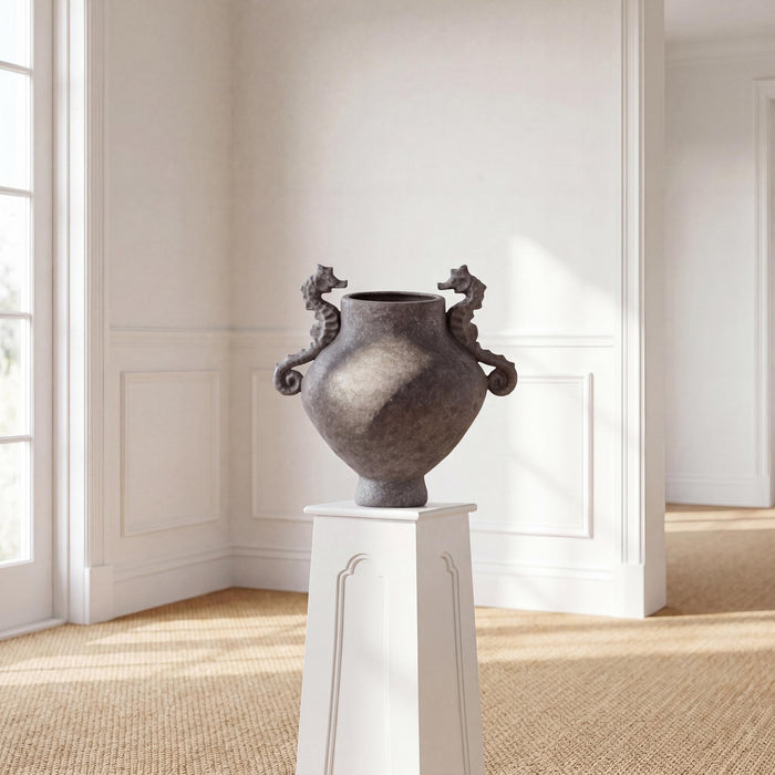 Park Hill Collection Island Manor Pedestal – Whitewash (view 4)