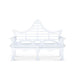 Bay Lake Garden Bench, Hydrangea White F-002-6-287-PAR : F-002-6-287-27A - angle view