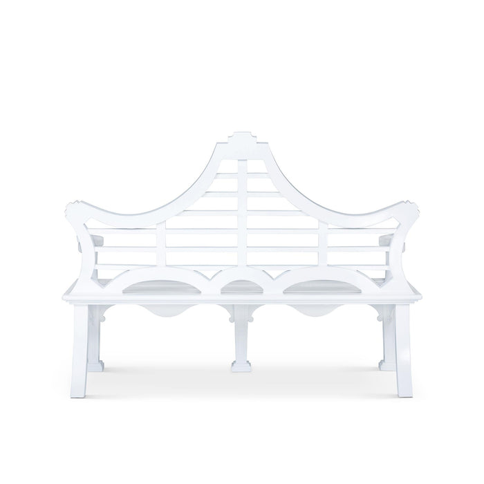 Bay Lake Garden Bench, Hydrangea White F-002-6-287-PAR : F-002-6-287-27A - top view