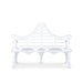 Bay Lake Garden Bench, Hydrangea White F-002-6-287-PAR : F-002-6-287-27A - top view