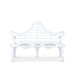 Bay Lake Garden Bench, Hydrangea White F-002-6-287-PAR : F-002-6-287-27A - detail close-up