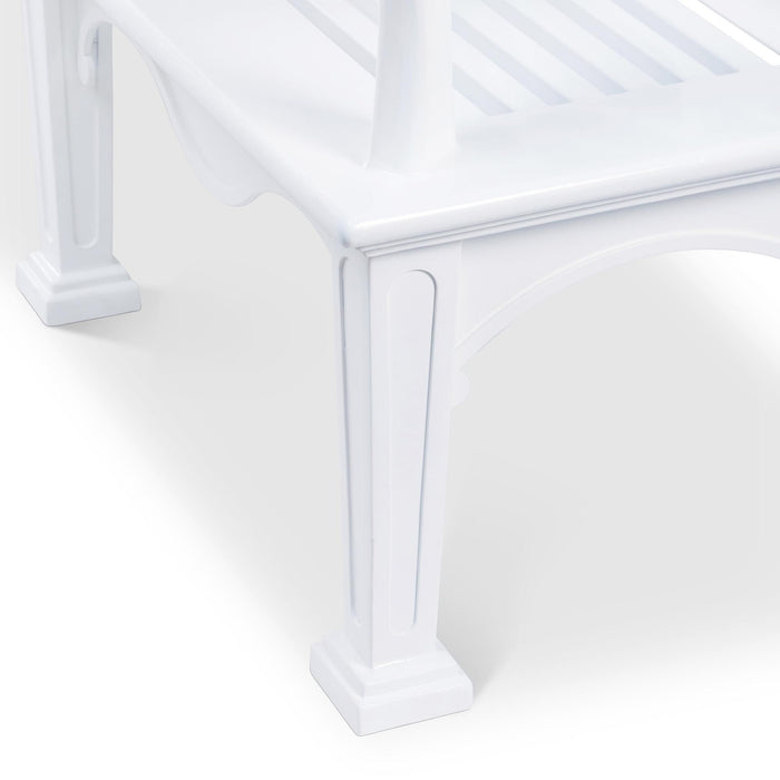Bay Lake Garden Bench, Hydrangea White F-002-6-287-PAR : F-002-6-287-27A - control panel detail
