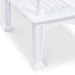 Bay Lake Garden Bench, Hydrangea White F-002-6-287-PAR : F-002-6-287-27A - control panel detail