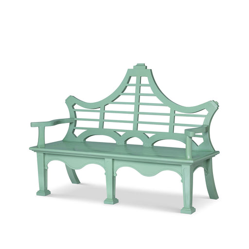 Bay Lake Garden Bench, Palm Island Green F-002-6-287-PAR : F-002-6-287-36A - angle view