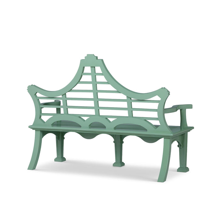 Bay Lake Garden Bench, Palm Island Green F-002-6-287-PAR : F-002-6-287-36A - detail close-up
