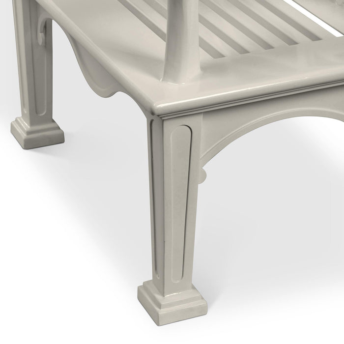 Park Hill Collection Bay Lake Garden Bench, Khaki (view 6)