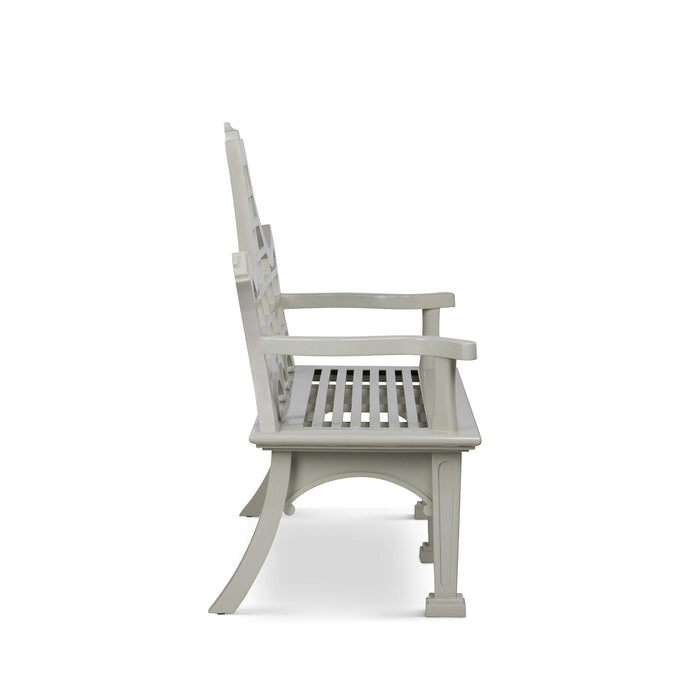 Park Hill Collection Bay Lake Garden Bench, Khaki (view 8)