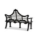 Park Hill Collection Bay Lake Garden Bench, Jet Black (view 3)