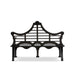 Park Hill Collection Bay Lake Garden Bench, Jet Black (view 4)