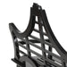 Park Hill Collection Bay Lake Garden Bench, Jet Black (view 7)