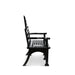 Park Hill Collection Bay Lake Garden Bench, Jet Black (view 8)