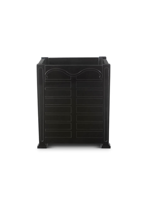Park Hill Collection Bay Lake Garden Small Planter – Jet Black (view 2)