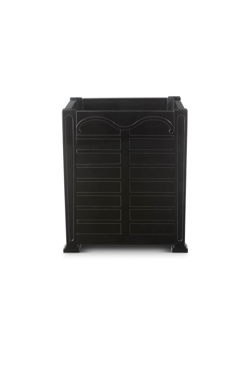 Park Hill Collection Bay Lake Garden Small Planter – Jet Black (view 2)