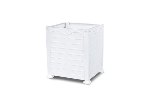 Park Hill Collection Bay Lake Garden Planter, Large – Hydrangea White