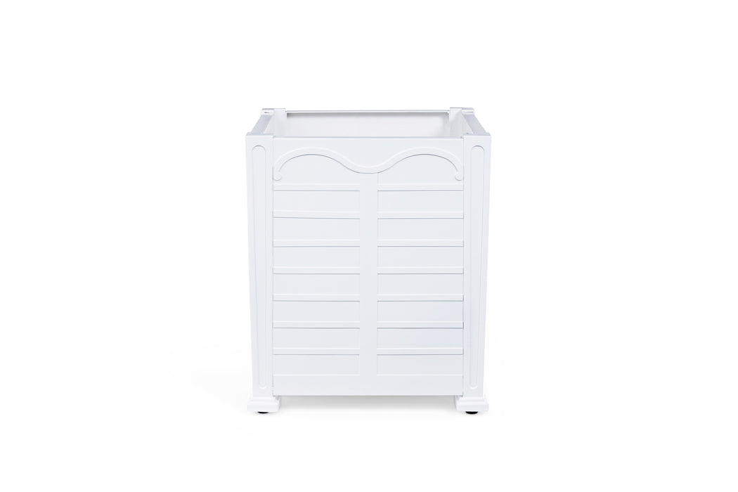 Park Hill Collection Bay Lake Garden Planter, Large – Hydrangea White (view 2)