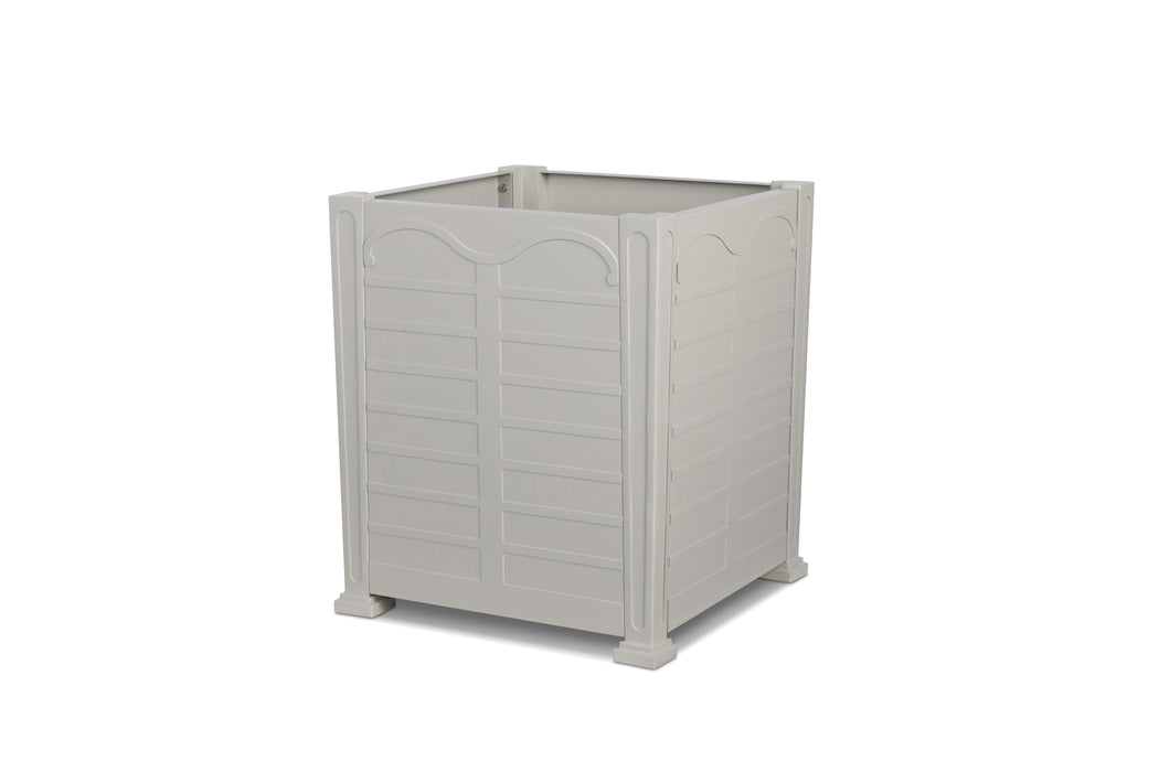 Park Hill Collection Bay Lake Garden Planter, Large – Khaki